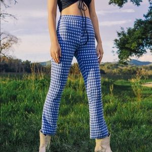 UO Kickflare gingham pants